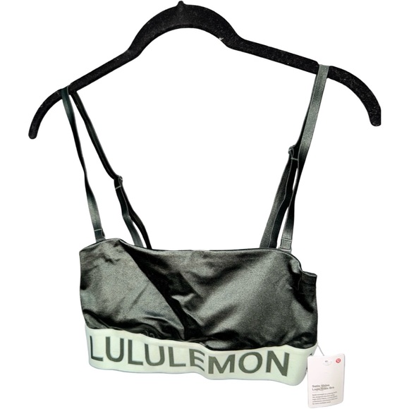 lululemon athletica Other - lululemon athletica Lululemon Satin Shine Logo Train Bra (XS/NWT)